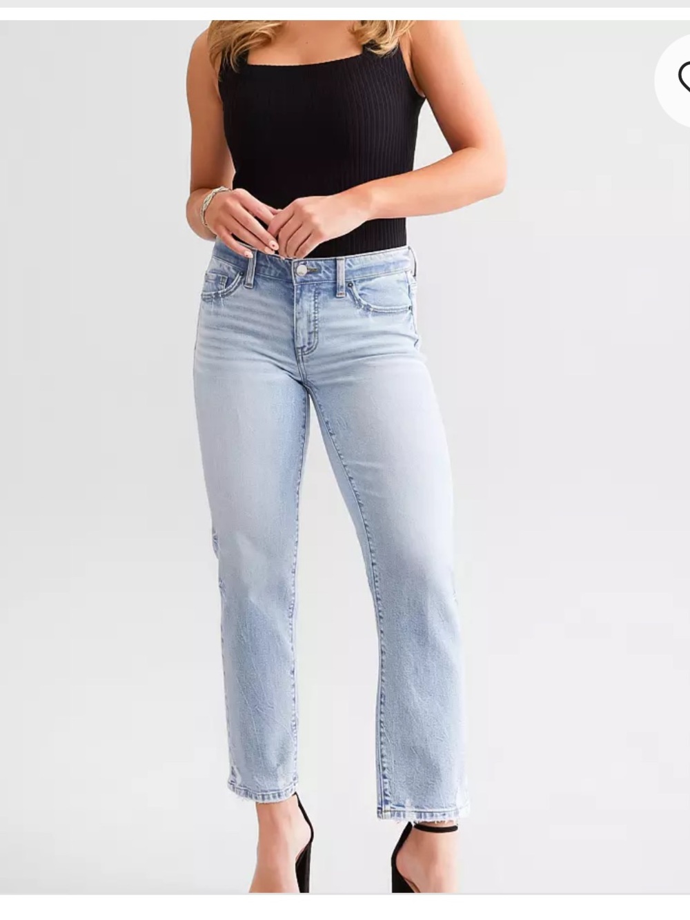 BKE “Paton” NWOT Light Blue SOFT Straight Leg Women’s Jeans Brand New 25x28